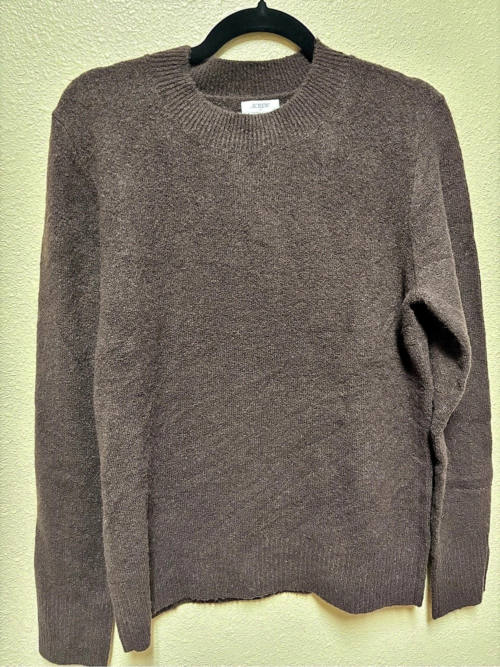 J.Crew Crewneck sweater in extra-soft yarn Brown Small